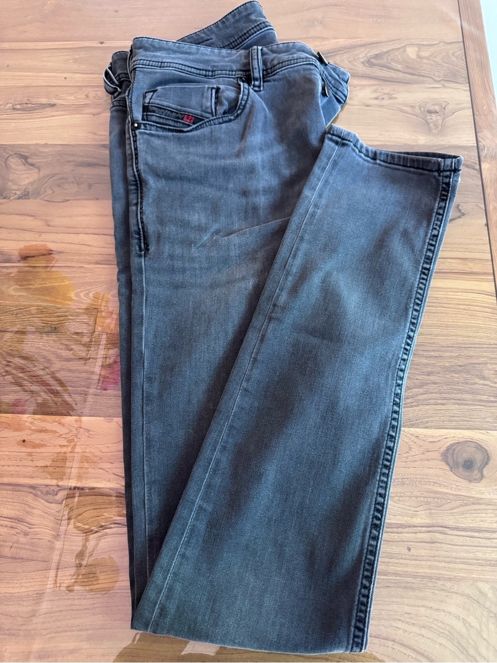 Diesel Men's Dark Gray Slim Jeans - Classic Everyday Style